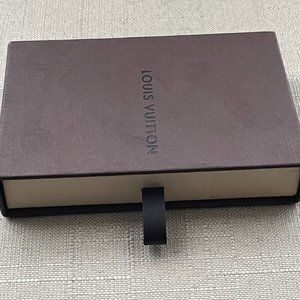 Louis Vuitton Empty Box Brown Gift Box 5.25 X 3.5 in Small Box Authentic